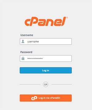 cPanel-Login