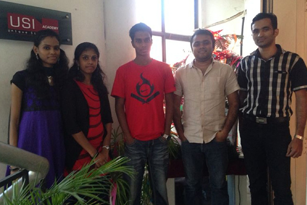 Archived team photograph from Abdul Hameed’s USI Academy chapter
