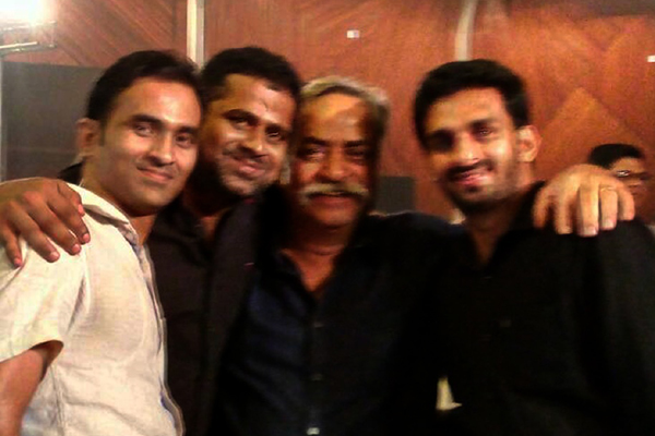 Abdul Hameed with advertising legend Piyush Pandey